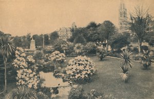 Bovenste plezier tuinen in rododendron tijd, 1929