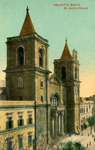 Valetta Malta - St. Johanneskerk door Unbekannt