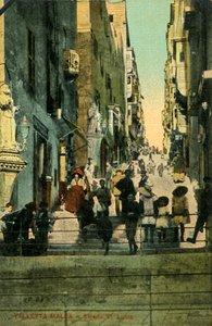 Valetta, Malta - Strada St. Lucia, ca. 1918-ca. 1939