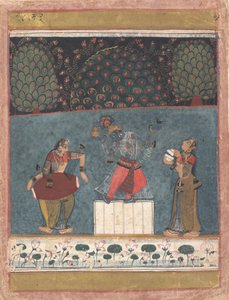 Vasant Ragini: Folio uit een ragamala serie Garland of Musical Modes, ca. 1630-40 door Unbekannt