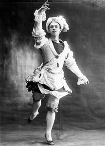Vaslav Nijinsky, Russische balletdanser, 1909