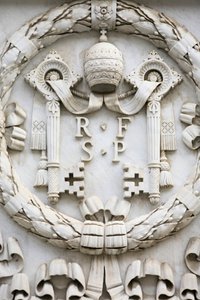 Vaticaans wapenschild, Rome, Italië door Unbekannt