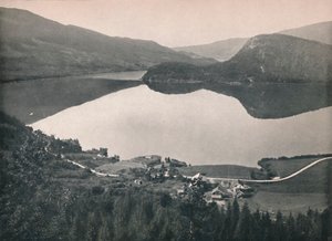 Ved Haverstingstunnelen, Bergensbanen, 1914 door Unbekannt