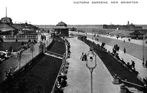 Victoria Gardens, New Brighton, Lancashire, begin 20e eeuw