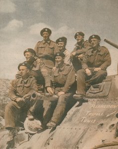 Overwinnaars van de Mareth Linie, 1943 door Unbekannt