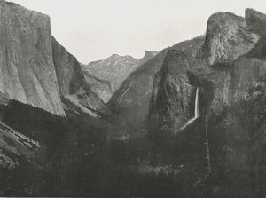 Uitzicht vanaf Artists Point, Yosemite Valley, VS door Unbekannt
