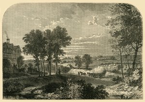 Uitzicht vanaf Moll Kings House, Hampstead, in 1760, ca. 1876