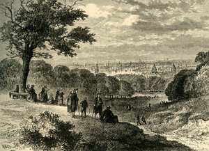 Uitzicht vanaf One-Tree Hill, Greenwich Park, in 1846, ca. 1878 door Unbekannt