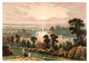 Uitzicht vanaf Richmond Hill, 1880 door Unbekannt
