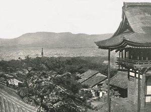 Uitzicht vanaf de heuvels, Kyoto, Japan, 1895 door Unbekannt