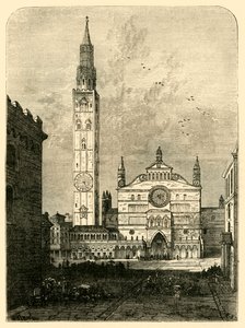 Uitzicht in Cremona, 1890 door Unbekannt