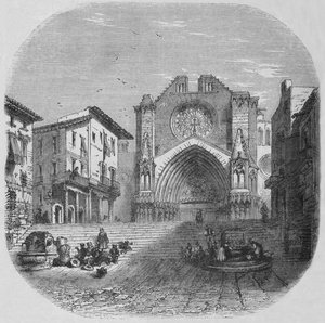 Uitzicht in Tarragona, ca. 1880