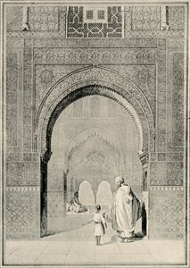 Uitzicht in de Hal van de Twee Zusters, 19e eeuw, 1907