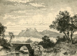 Zicht op Athene, 1890