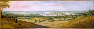 Gezicht op Greenwich, ca. 1625 door Unbekannt