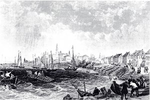 Uitzicht op Kostroma, ca 1835