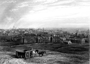 Uitzicht op Leeds, Yorkshire