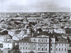 Uitzicht op Moskou vanaf de Ivan de Grote Klokkentoren, Rusland, 1884