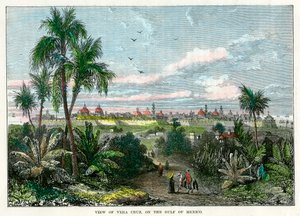 Uitzicht op Vera Cruz, aan de Golf van Mexico, Mexico, ca. 1880