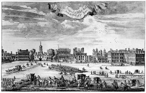 Uitzicht op Whitehall vanuit St James