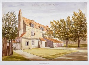 Uitzicht op een openbaar huis, Brook Green, Hammersmith, Londen, ca. 1820 door Unbekannt