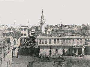 Gezicht op de oude stad, Suez, Egypte, 1895 door Unbekannt