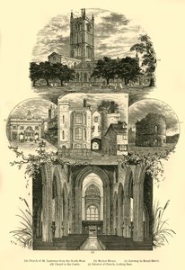 Uitzichten in Ludlow, 1898 door Unbekannt