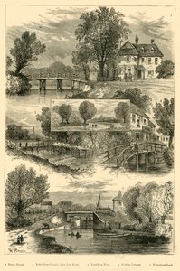 Uitzichten op de Rivier Lea, c1876