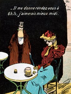 Vintage Franse ansichtkaart door Unbekannt