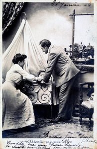 Vintage Franse ansichtkaart, ca. 1900 door Unbekannt