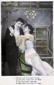 Vintage Franse ansichtkaart door Unbekannt