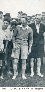 Bezoek aan jongenskamp in Jesson, ca. 1935-1937