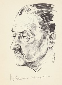 W Somerset Maugham, Britse auteur door Unbekannt