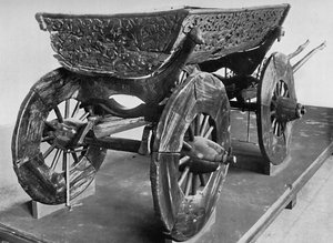 Wagen van het Oseberg-schip, 1935 door Unbekannt
