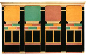 Muurdecoratie, Pompeii, Italië door Unbekannt