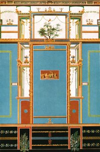 Muurdecoratie, Pompeii, Italië, 1928 door Unbekannt