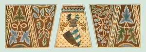 Muurschilderingen in de Kerk van St. Gieri, Rhazuns, Graubünden, Zwitserland, 1928 door Unbekannt