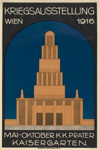 Oorlogstentoonstelling Wenen 1916 door Unbekannt