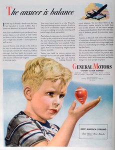 Oorlogsadvertentie voor General Motors