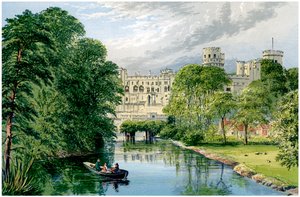 Warwick Castle, Warwickshire, huis van de Graaf van Warwick, ca. 1880 door Unbekannt