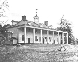 Washingtons Huis, Mount Vernon, Virginia, VS, ca. 1900 door Unbekannt