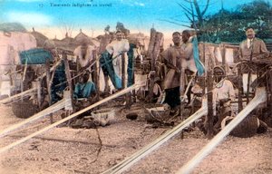Wevers, Afrika, 20e eeuw door Unbekannt