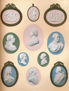 Wedgwood portretmedaillons in het bezit van Messrs. Stoner & Evans