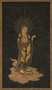 Welkomstafdaling van Jizo Bosatsu, 1200s door Unbekannt