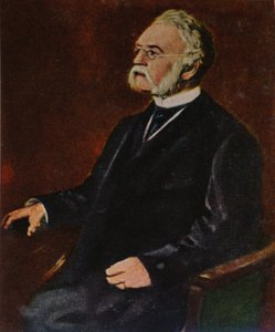 Werner von Siemens 1816-1892. Schilderij van Lenbach door Unbekannt