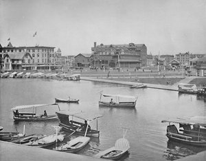 Wesley Lake, Asbury Park, New Jersey, c1897 door Unbekannt
