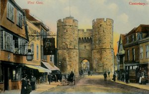 West Gate, Canterbury, eind 19e-begin 20e eeuw