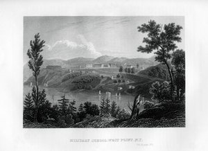 West Point Militaire School, New York, 1855 door Unbekannt