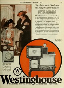 Westinghouse Electric Company, reclame uit The Saturday Evening Post door Unbekannt