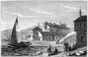 Waar Lord Byron stierf, Missolonghi, Griekenland, 1888 door Unbekannt